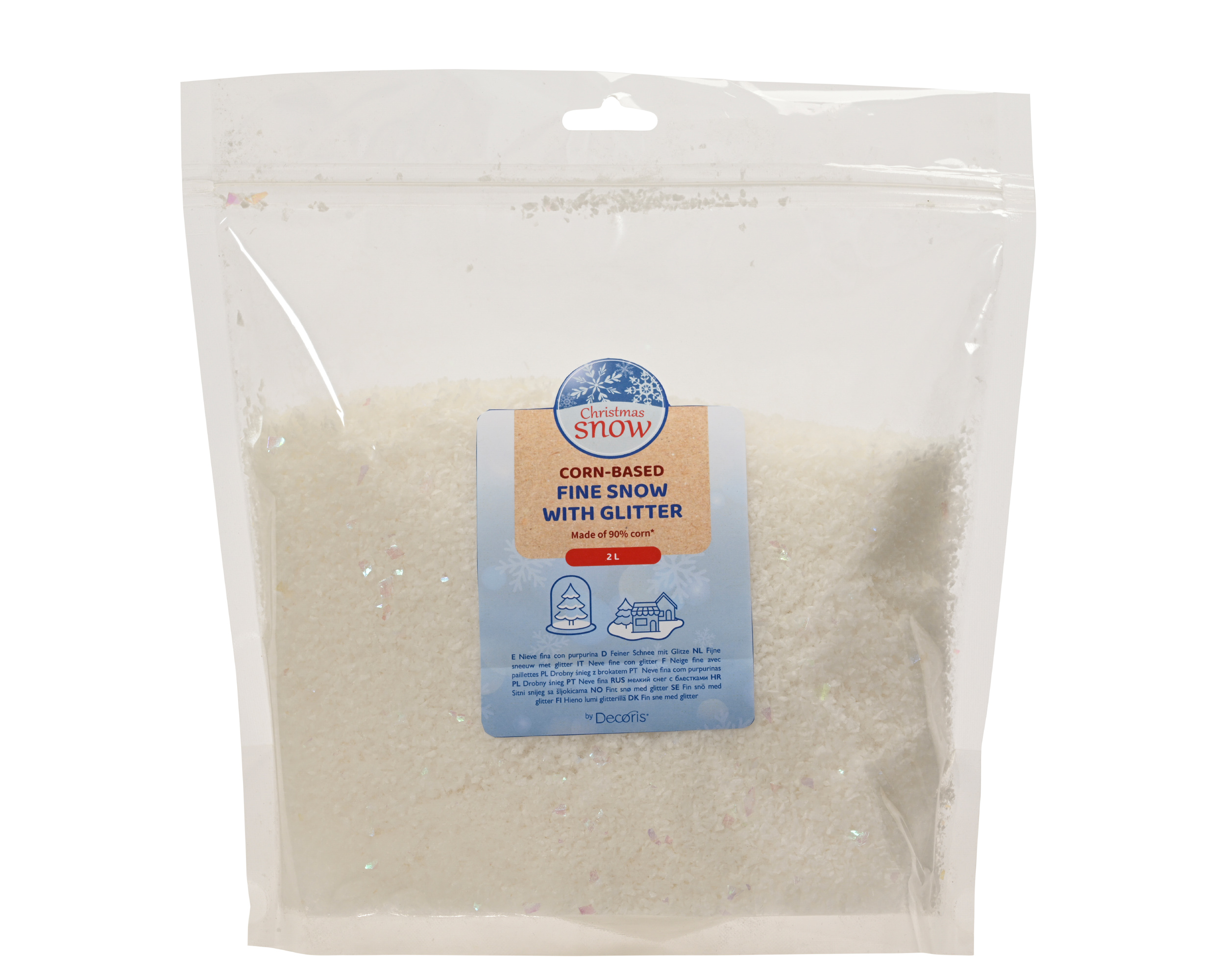 Sneeuw Fijn Glitter 2l - Mais