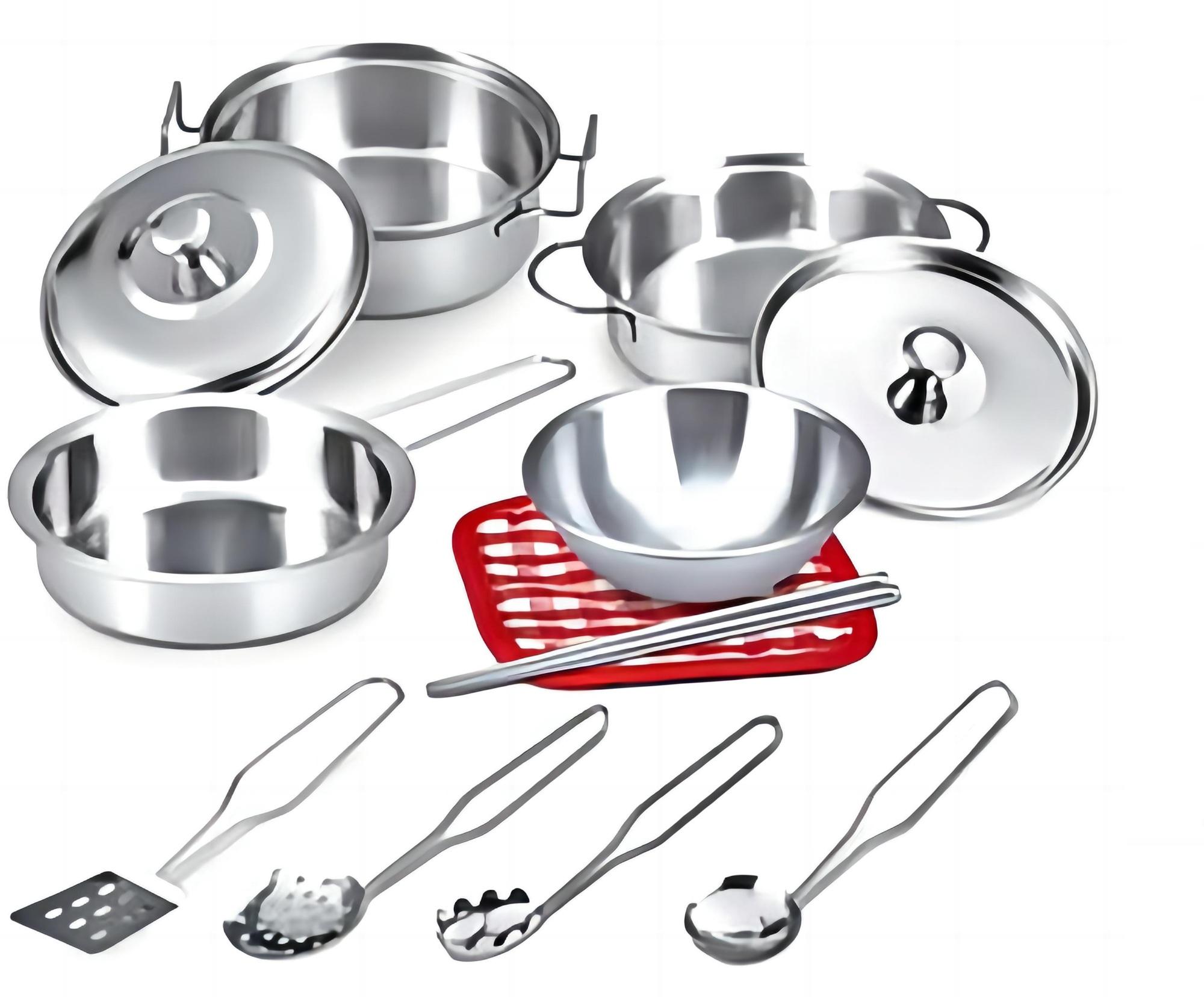 Inox Potten en Pannenset 12 Delig