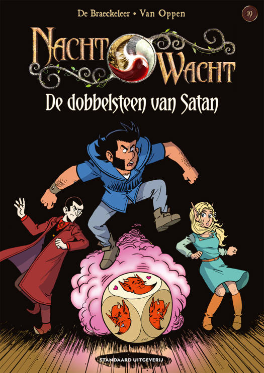 Stripverhaal Nachtwacht 19 De Dobbelsteen van Satan