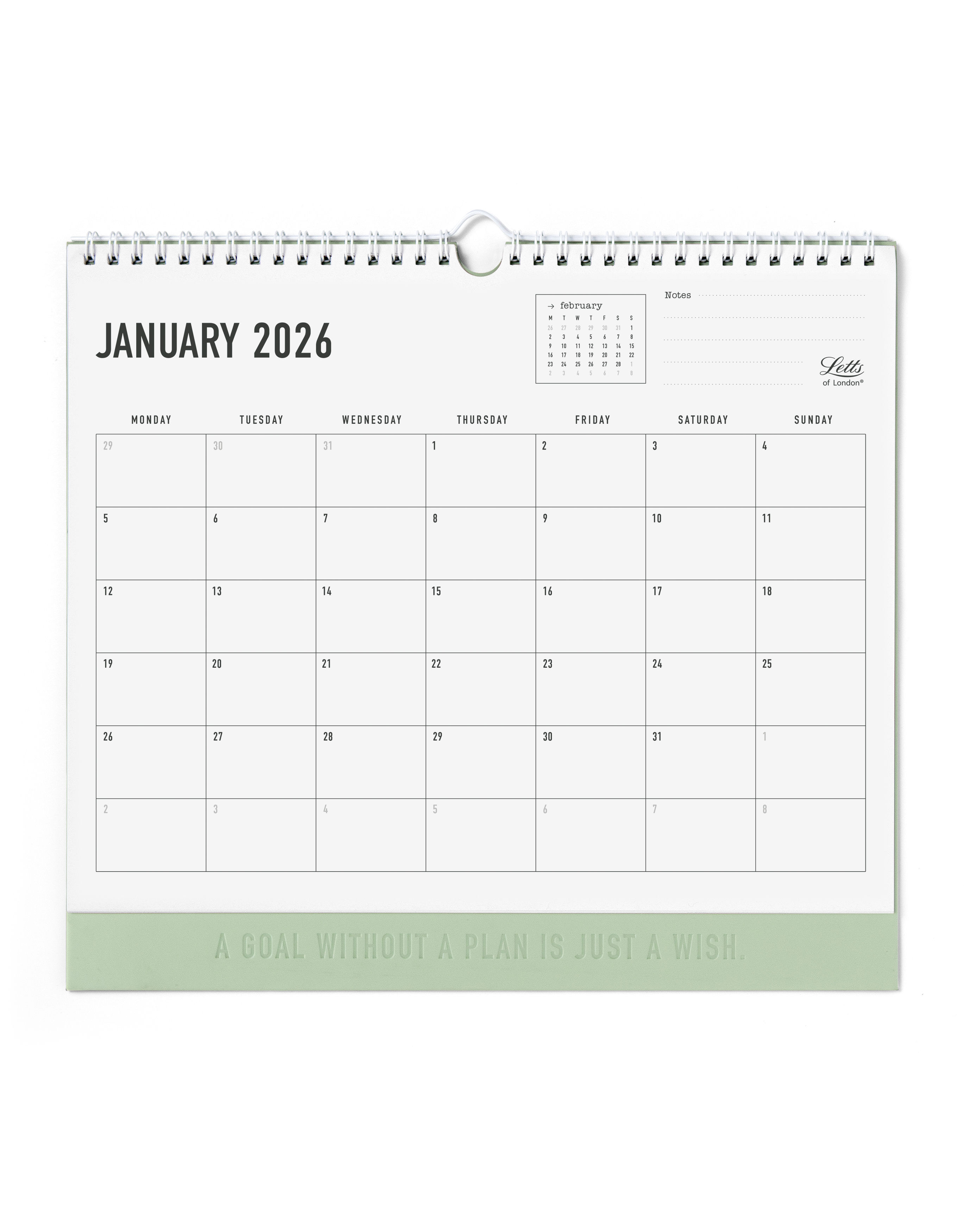 Letts Kalender 2026 Conscious assorti 30x27 cm - per stuk