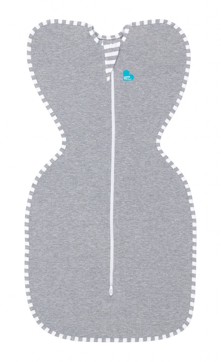 Love to Dream Inbakerslaapzak Swaddle UP Grey Fase 1 small- 3.5-6 kg - Tog 1.0