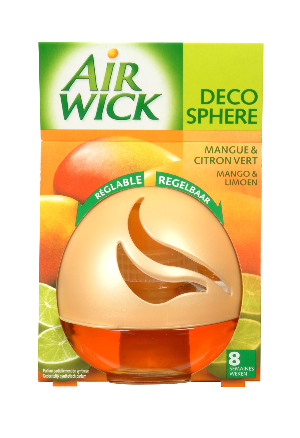 Airwick Geurverspreider Decosphere Mango & Limoen - 75 ml