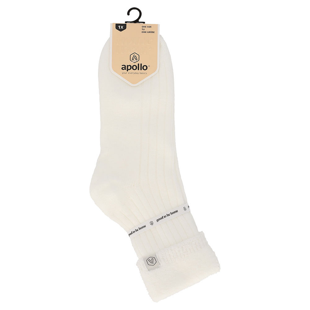 Apollo Homesock Dames Viscose Off White - One Size