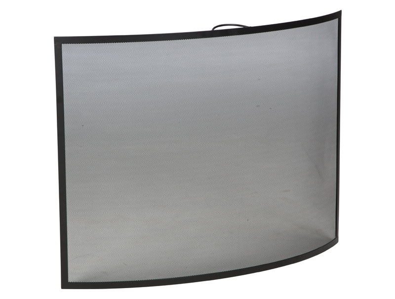 Practo Haardscherm Magnum Zwart 95x70 cm
