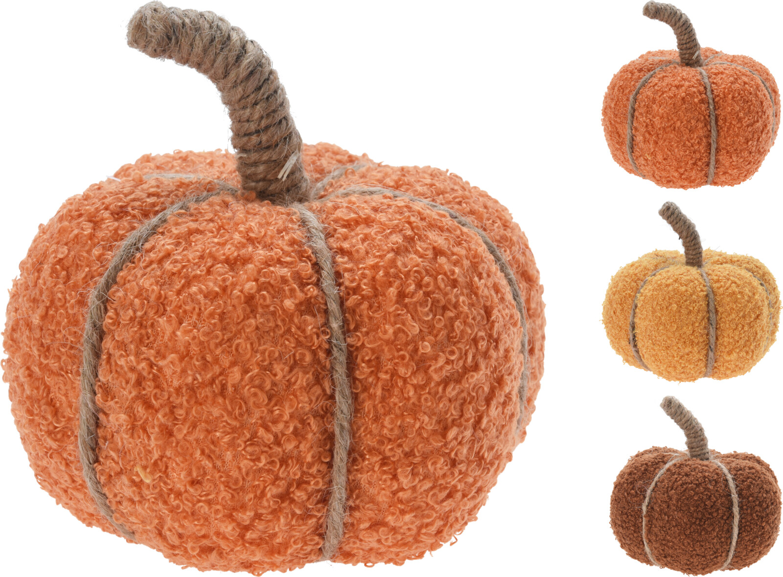 Pompoen 13x12 cm - assorti - prijs per stuk