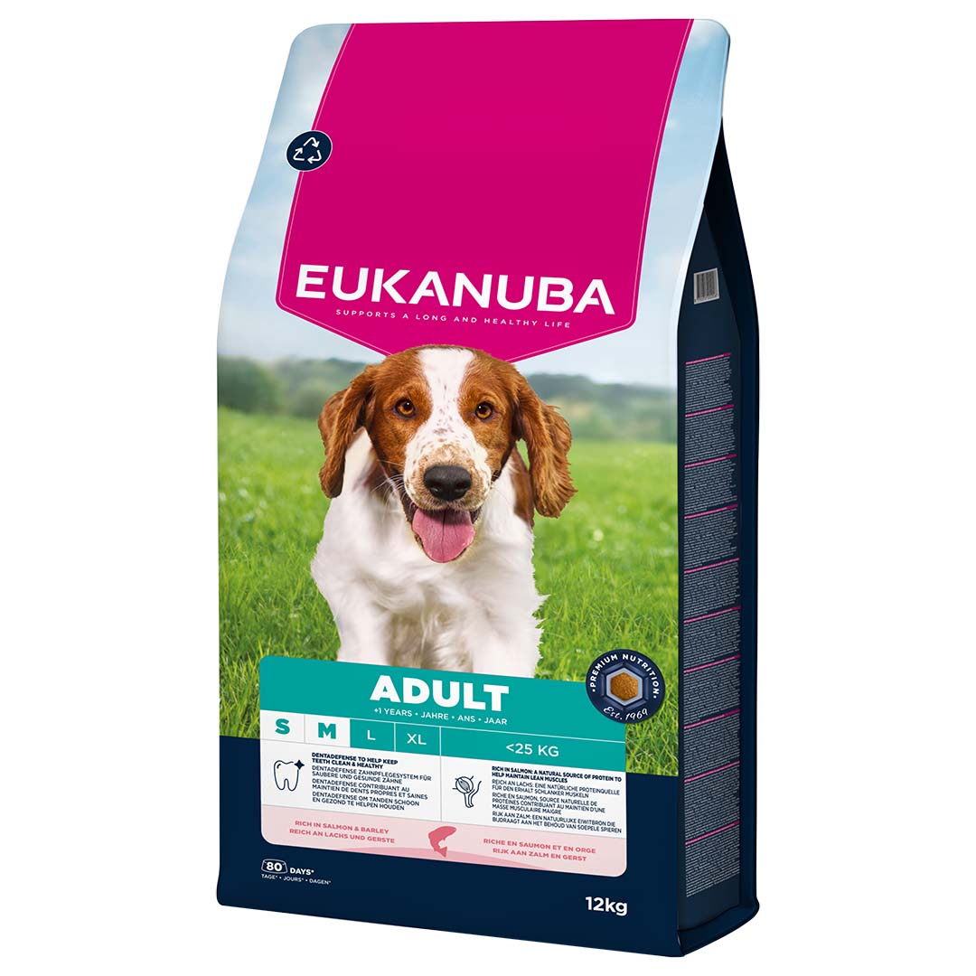 Eukanuba Hondenvoer Adult Small & Medium Zalm 12 kg