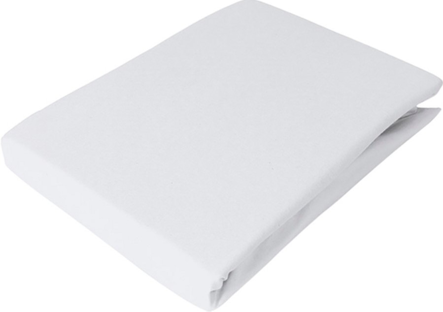 Dormisette Hoeslaken Elastic Jersey 100 Wit 140x200220 cm Katoen