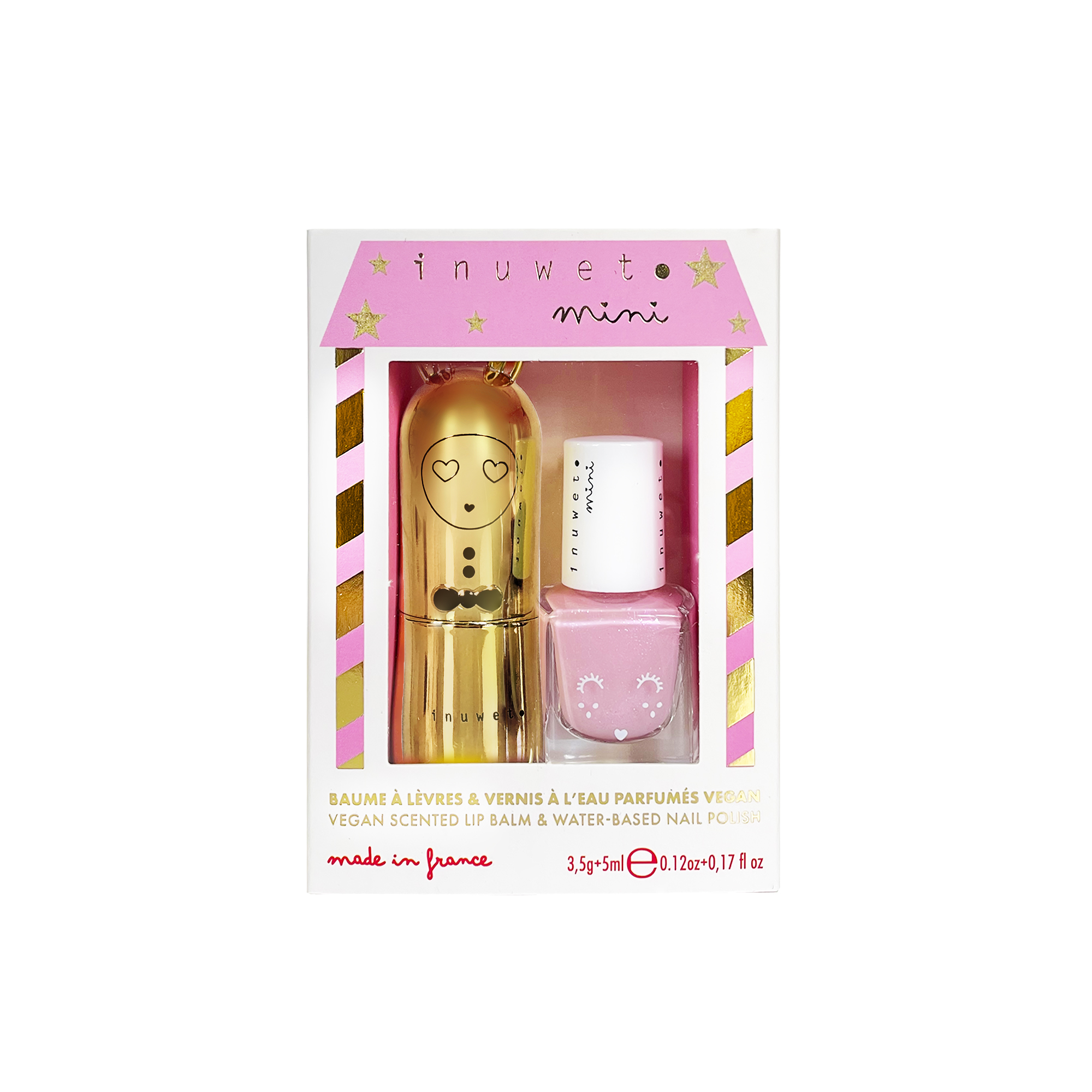 Inuwet Duo Set Lippenbalsem & Nagellak Cheesecake-Watermelon