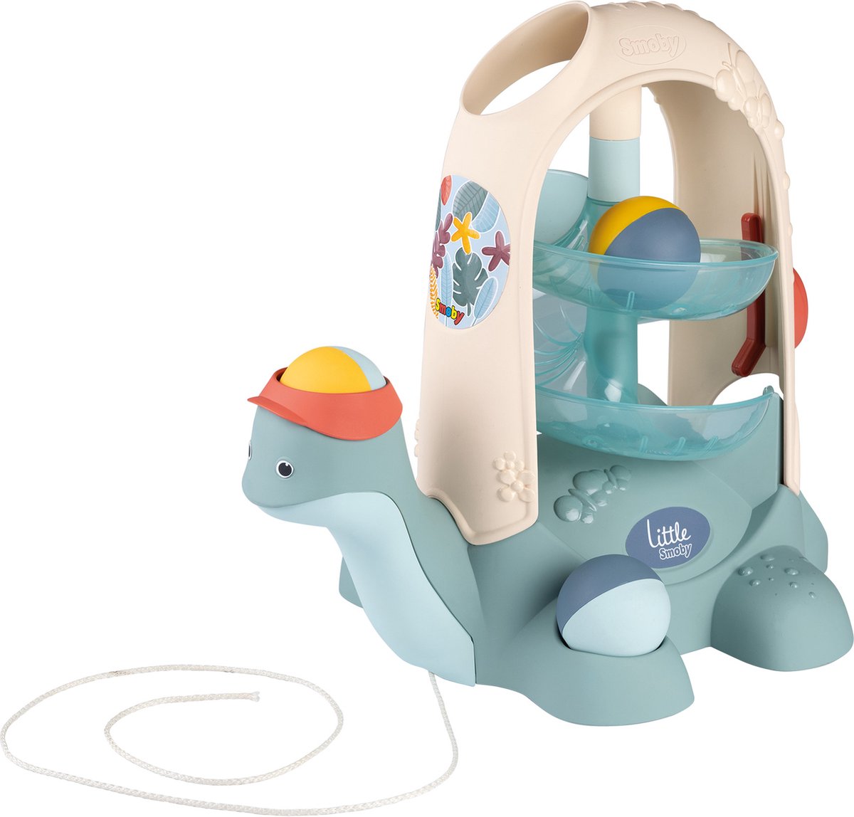 Little Smoby Schilpad met ballenbaan op de rug 