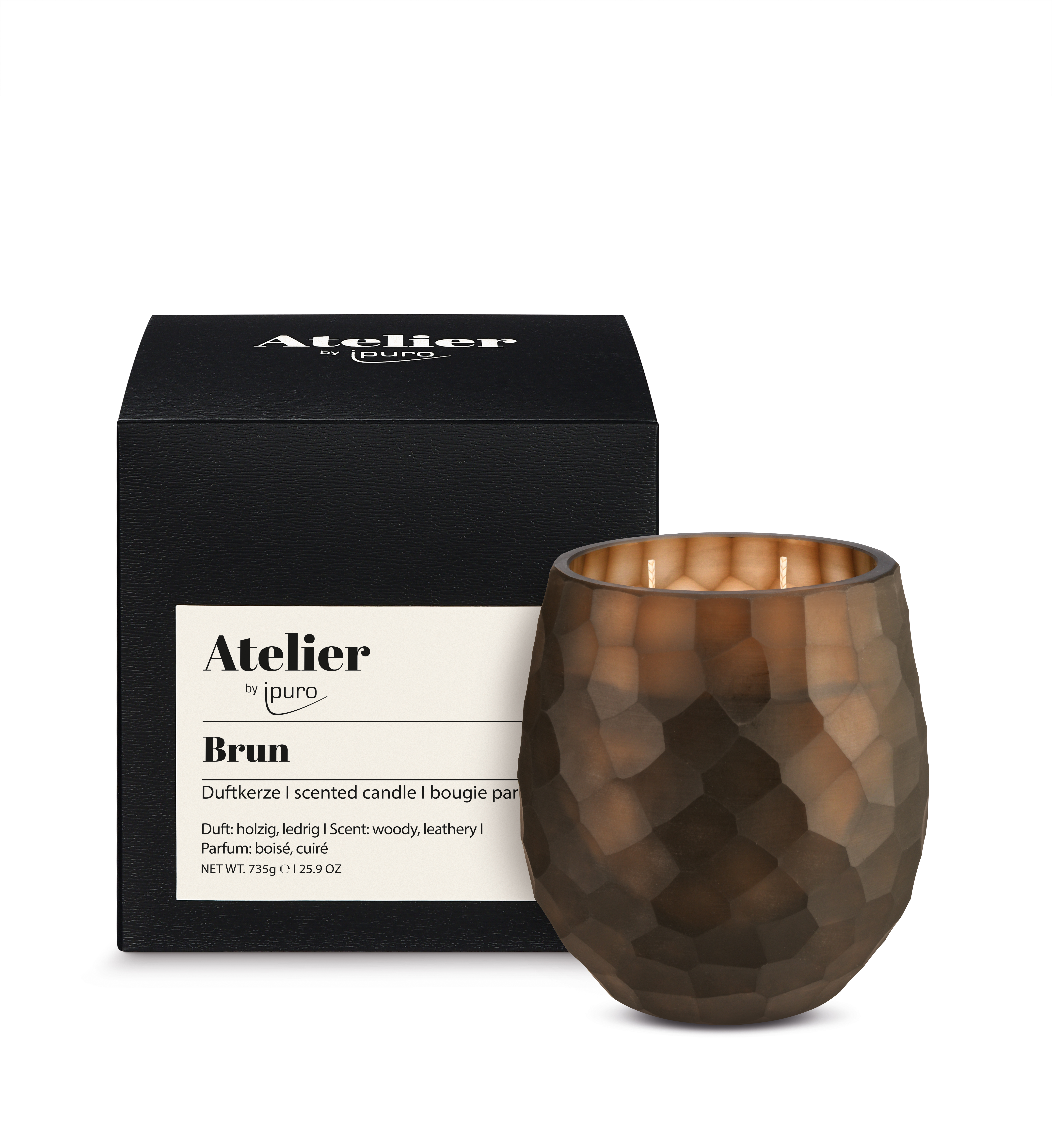 Atelier by Ipuro Geurkaars Brun 735g