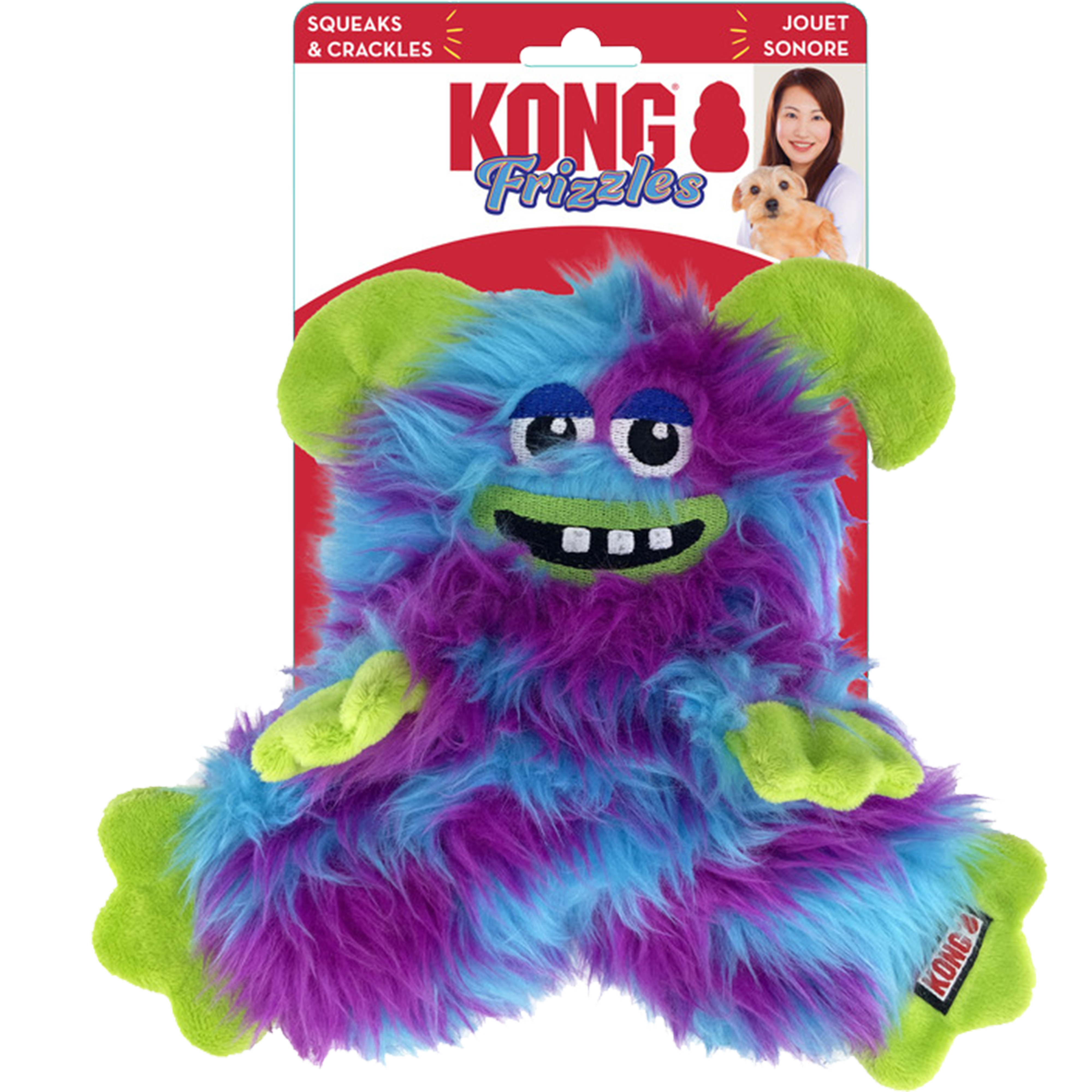 Kong Hondenspeelgoed Frizzles Razzle 6.5 x 13 x 16.5