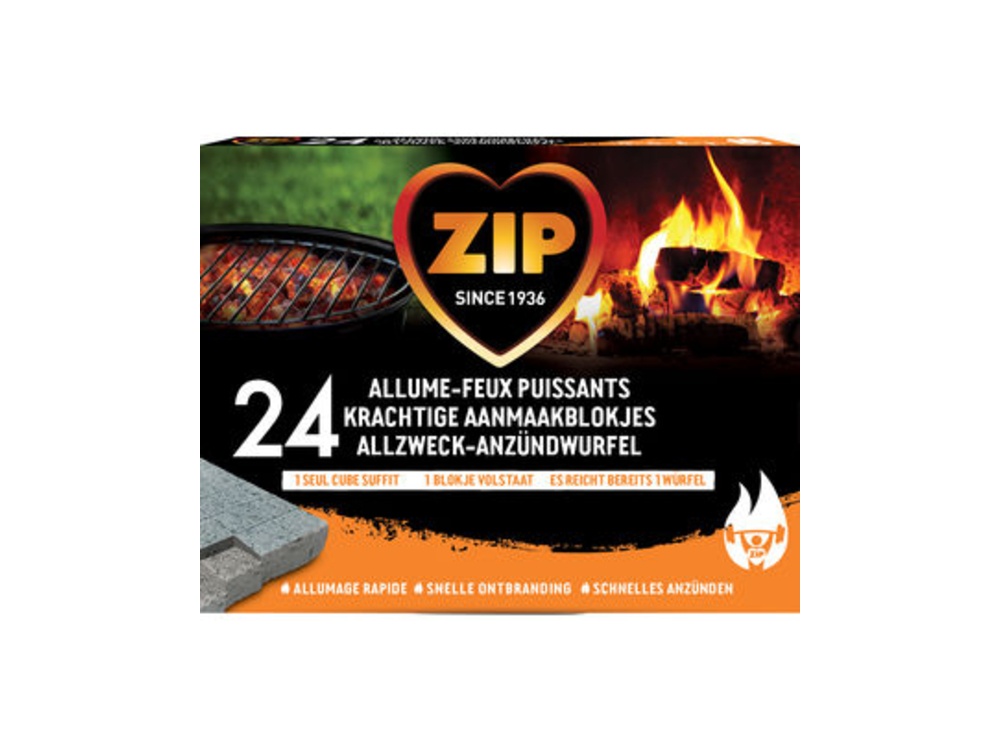 Zip Aanmaakblokjes Energy Kero Bloc 24 stuks