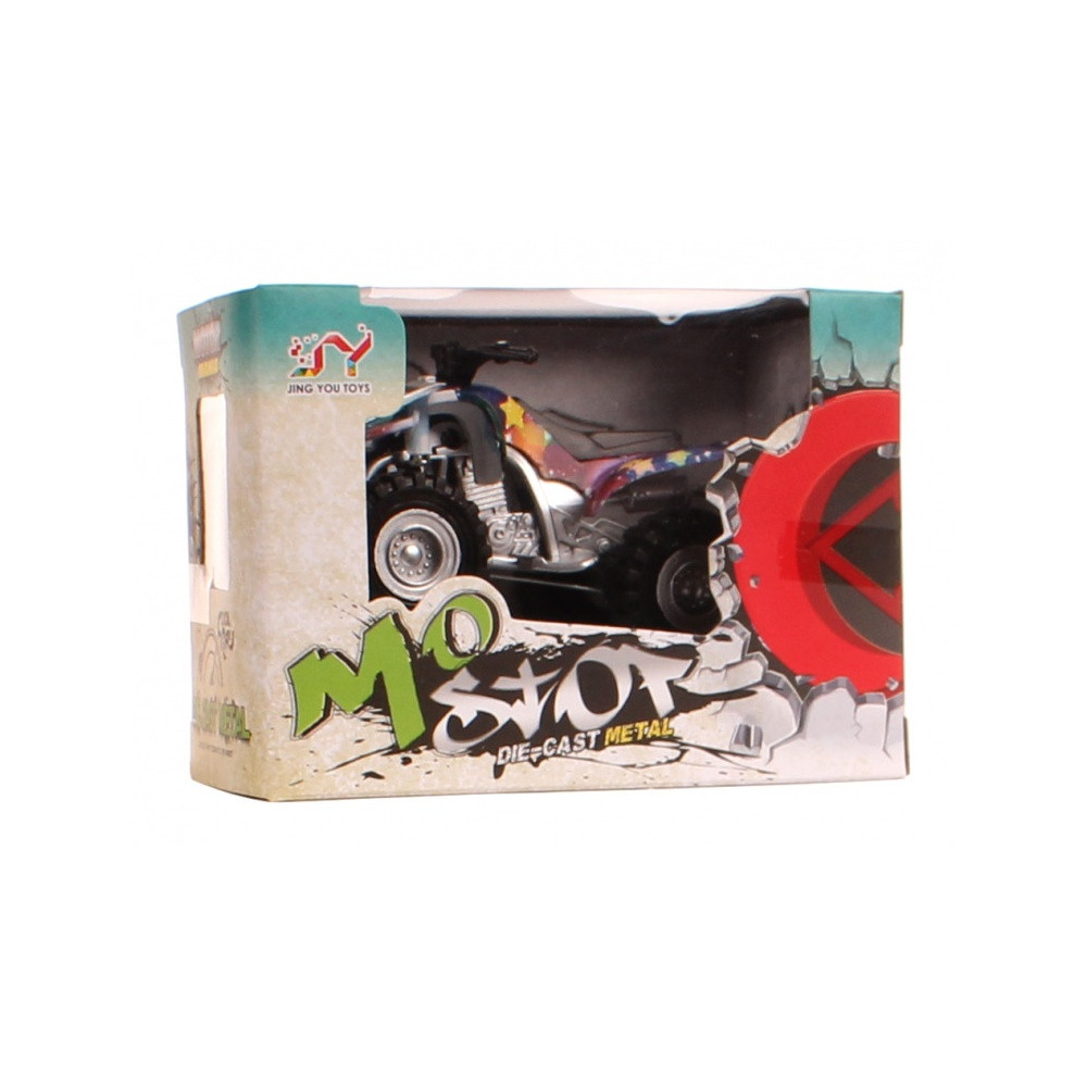 Metalen Quad pull back 12 cm