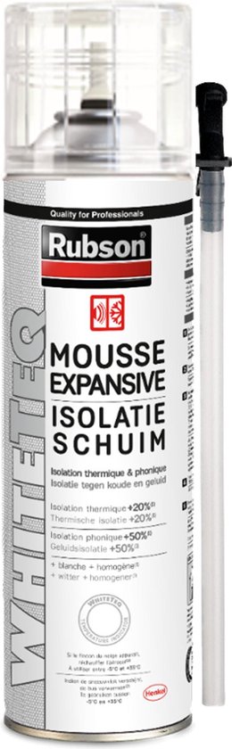 Rubson Isolatie- en Constructieschuim White TeQ 500 ml