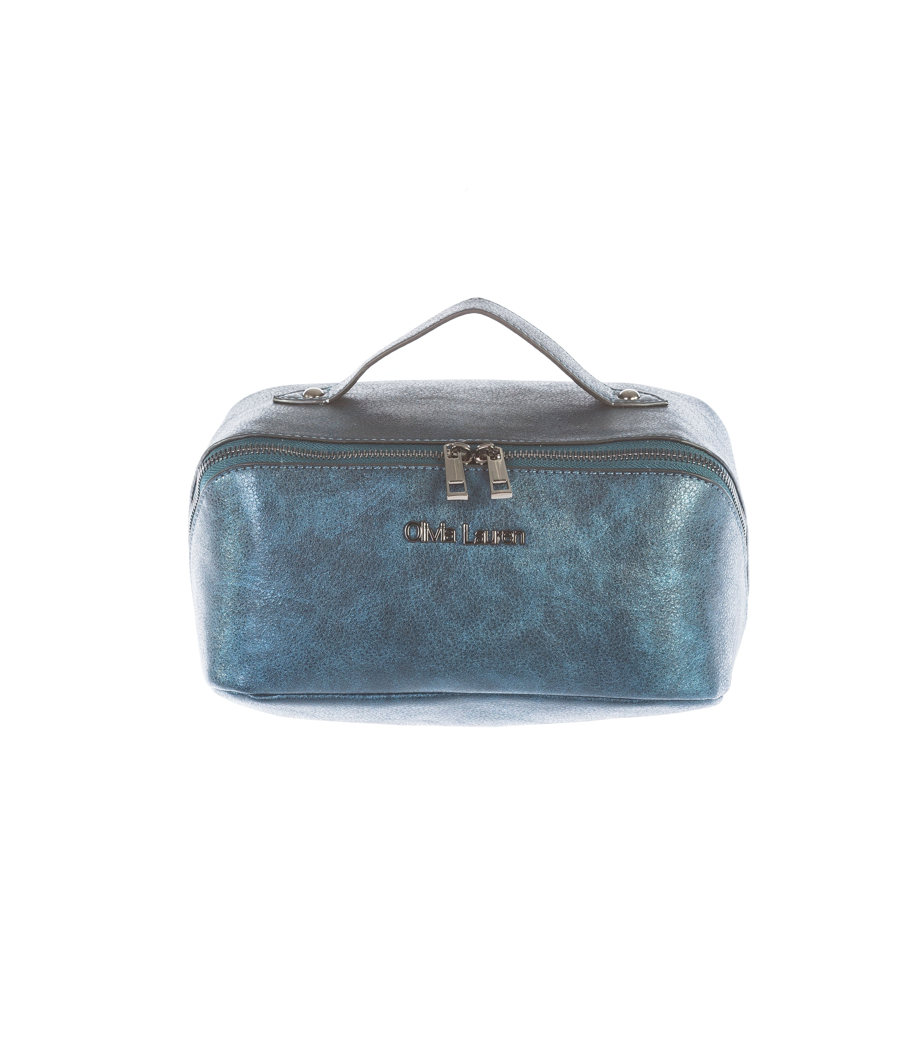 Olivia Lauren Peyton Beautycase Blauw 26x11x11 cm