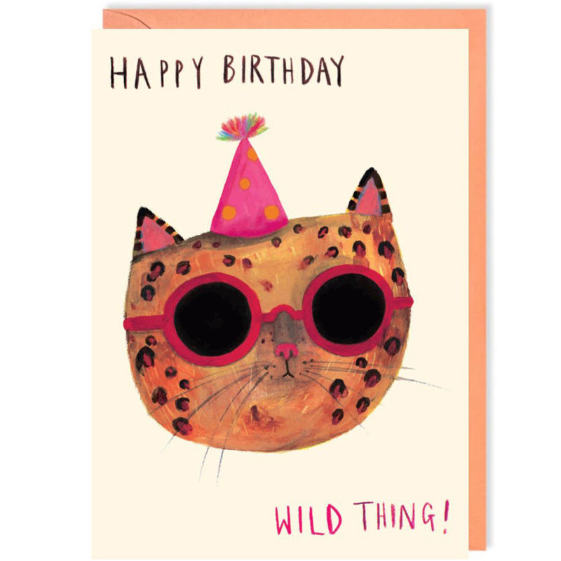 Enfant Terrible Wenskaart Charley Rabbit - Happy Birthday Wild Thing!
