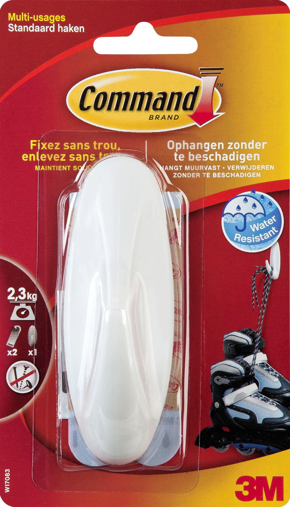 Command by 3M Haak Medium Ovaal