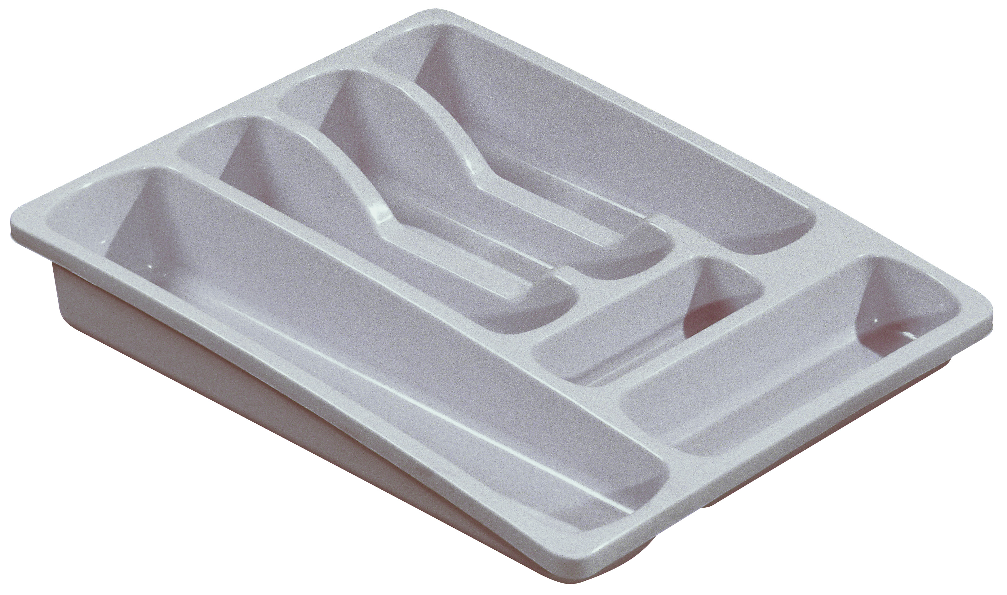 Curver Besteklade Lichtgrijs M met 6 Vakken - 29x36x6 cm