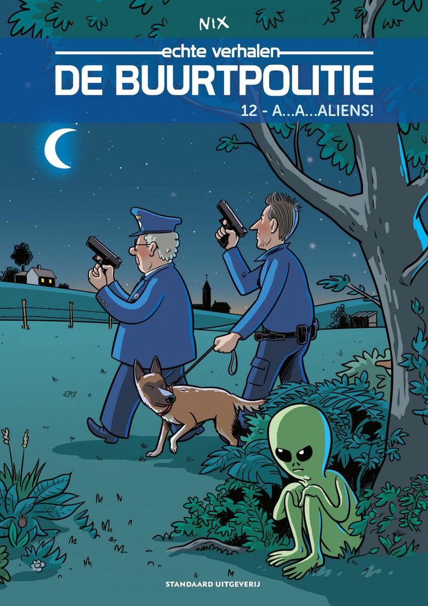 Stripverhaal De Buurtpolitie 12 A...a...aliens!