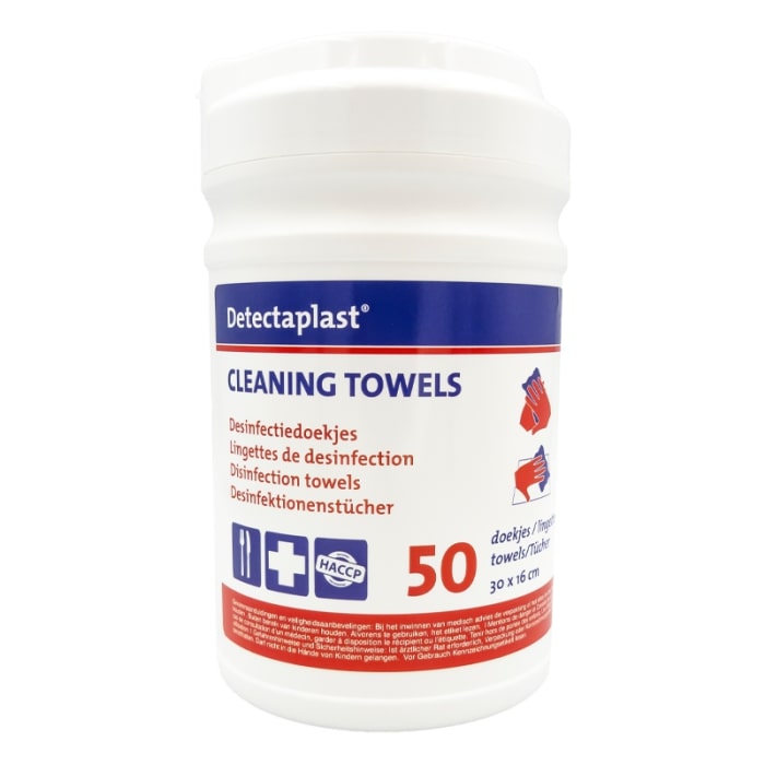Detectaplast Reinigingsdoekjes 50 stuks 30x16 cm - HACCP
