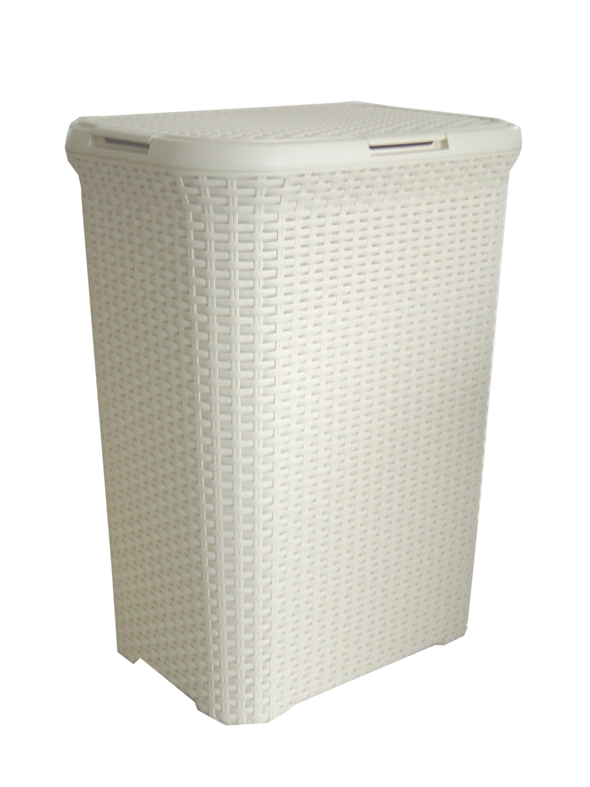 Curver Linnenmand/Wasbox Style Vintage Wit 60l - 44.8x34x61.5 cm