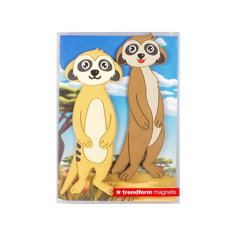 Trendform Magnetische Haak Meerkat set 2 stuks - Multicolor