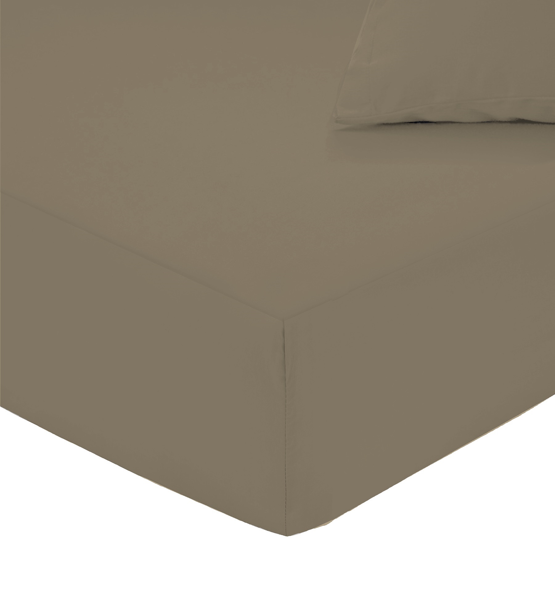 Dormi Bien Hoeslaken Katoen Taupe 90x200 cm - Hoekhoogte 30 cm