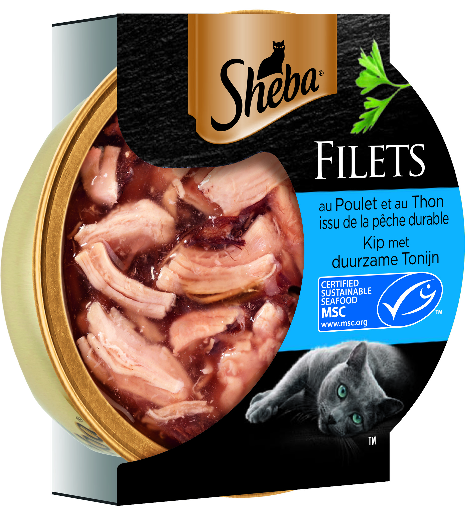 Sheba Dome Kip & Tonijn 60 g