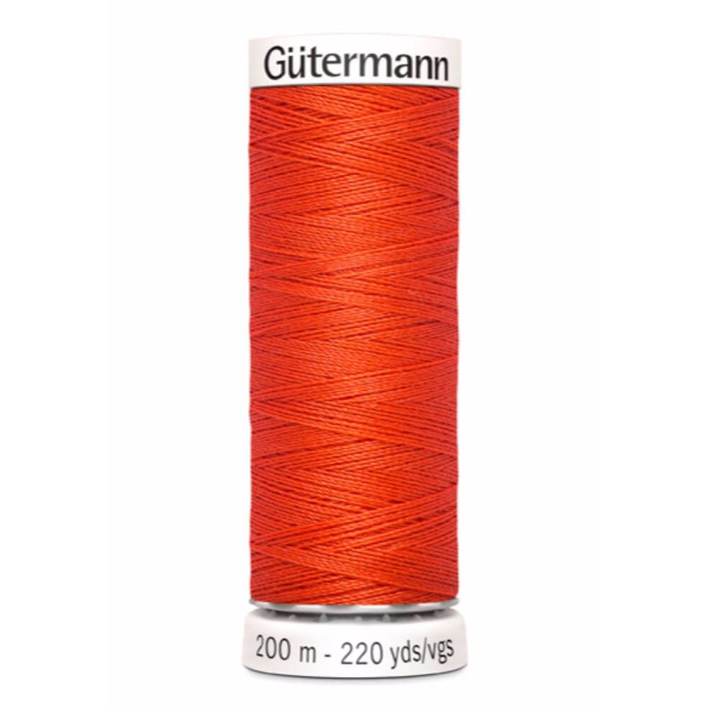 Gutermann Naaigaren Oranje Rood 200 m