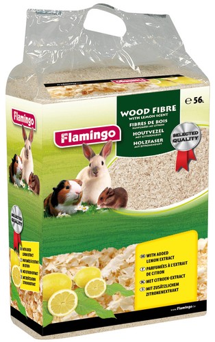 Flamingo Houtvezel met Citroengeur 4 kg