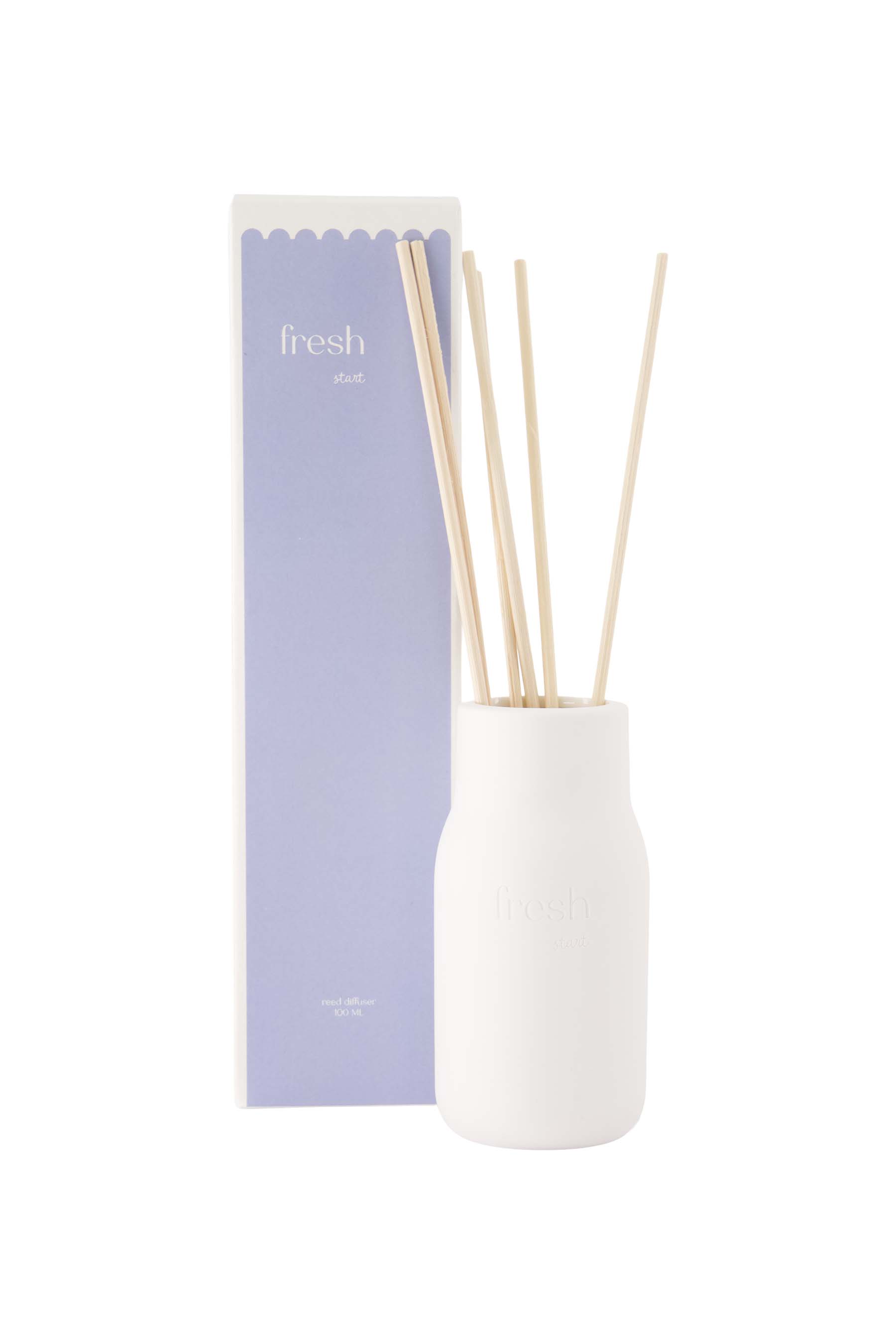 Zusss Geurdiffuser Fresh Start - White/Blue - Keramiek