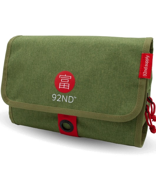 92ND Toilettas Heren Washroll Green 61x27 cm