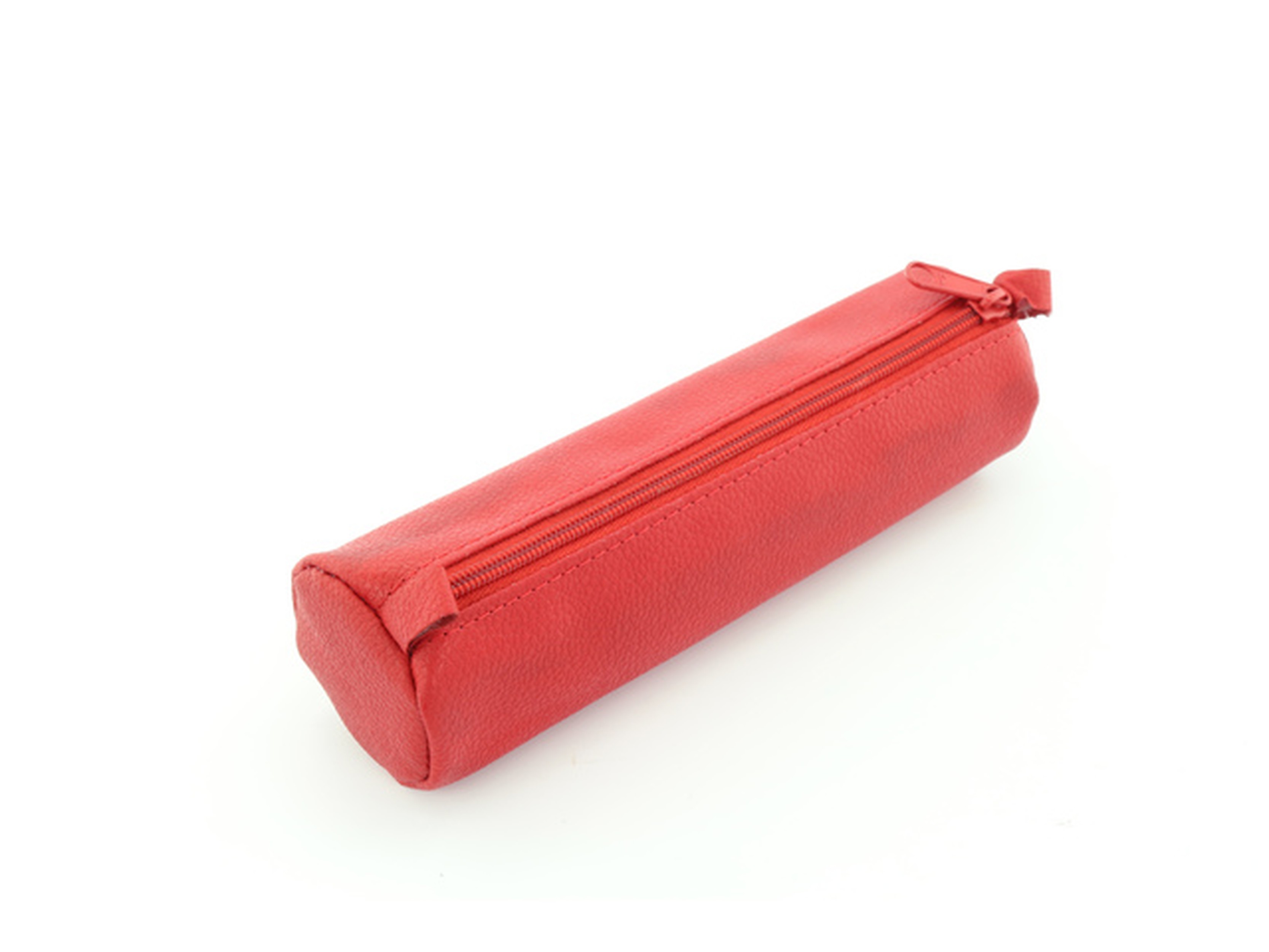 Alassio Pennenrol 21 cm Rood Leder - diameter 6 cm