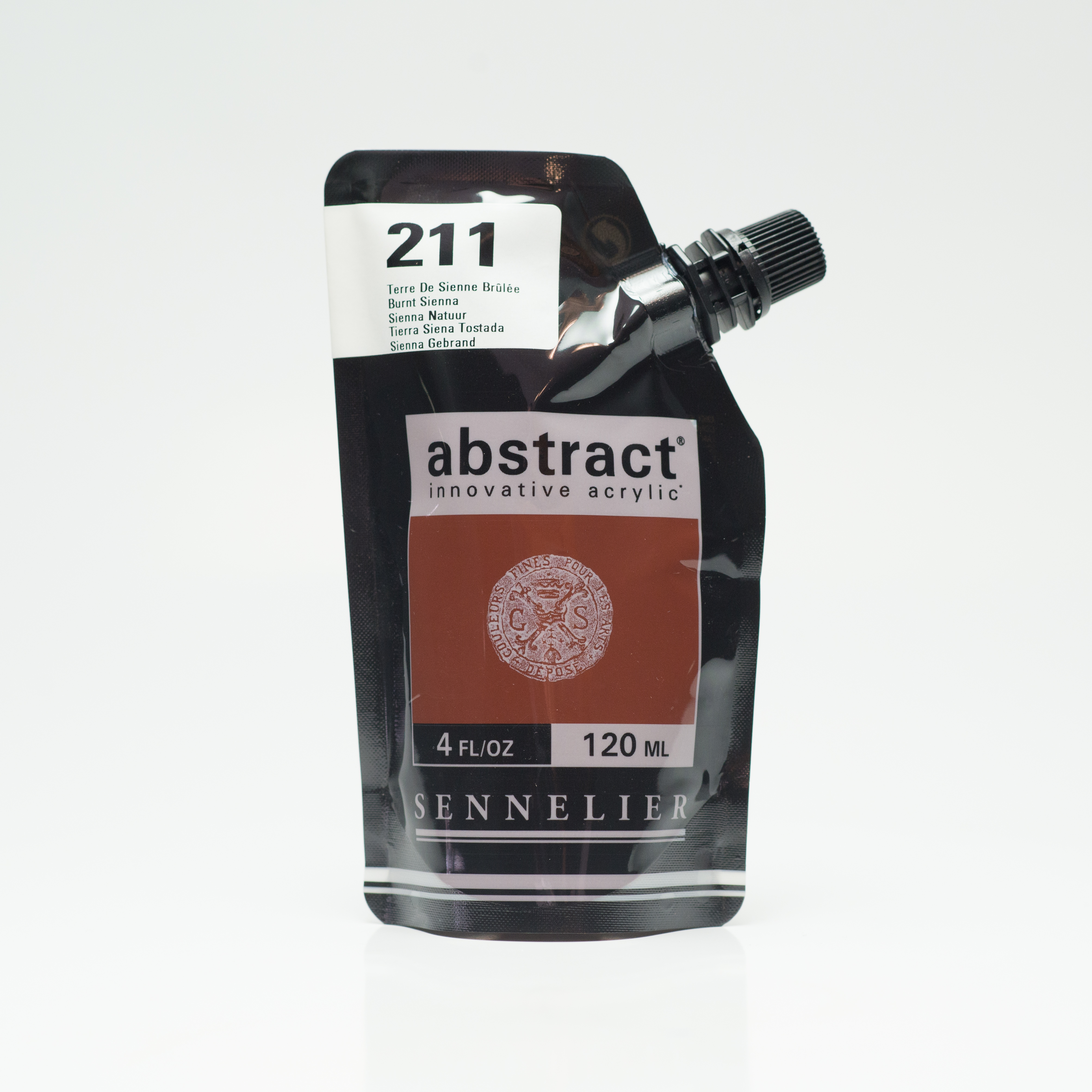 Acrylverf Abstract 120ml Sennelier - Sienna Gebrand
