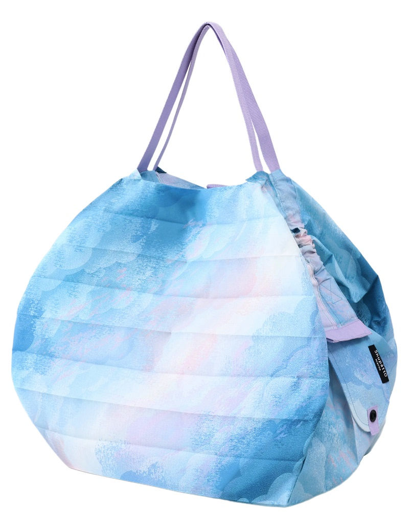 Shupatto One-Pull Shopper Recycled M 15l Sea of Clouds 30x35 cm - Opvouwbaar