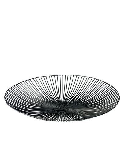 Serax Platte Schaal Rond Ede Zwart 50cm by Antonino Sciortino