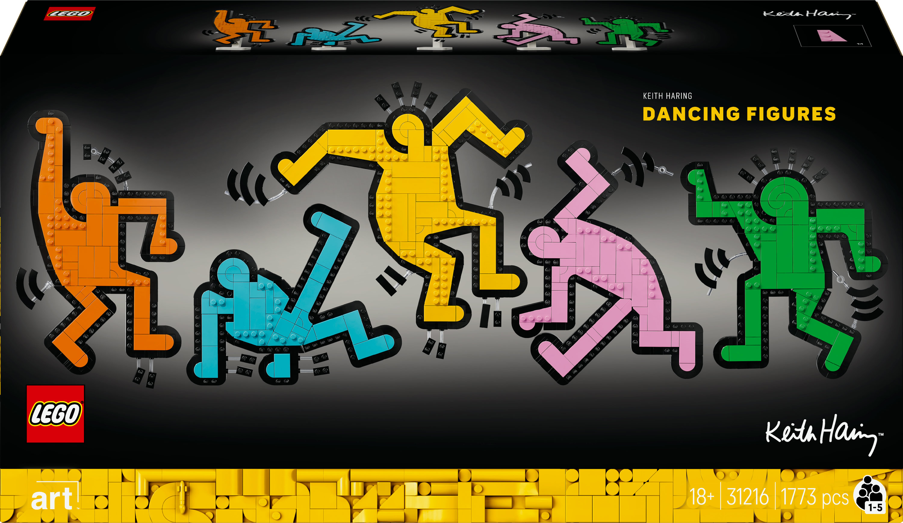 Lego Art 31216 Keith Haring - Dansende Figuren