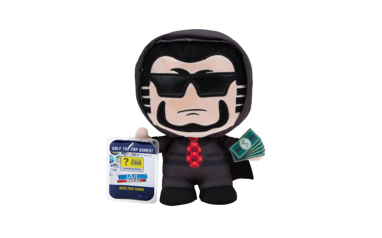 Dev Series - 20 cm Pluche Jailbreak Boss Pass Gamer