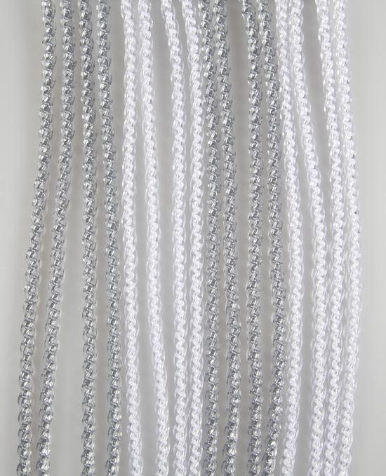 Deurgordijn Torsad Grijs/Wit 220x100 cm