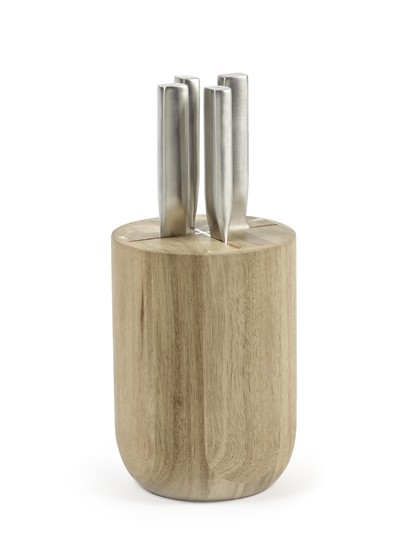 Serax Messenset Base met Houten Blok - by Piet Boon