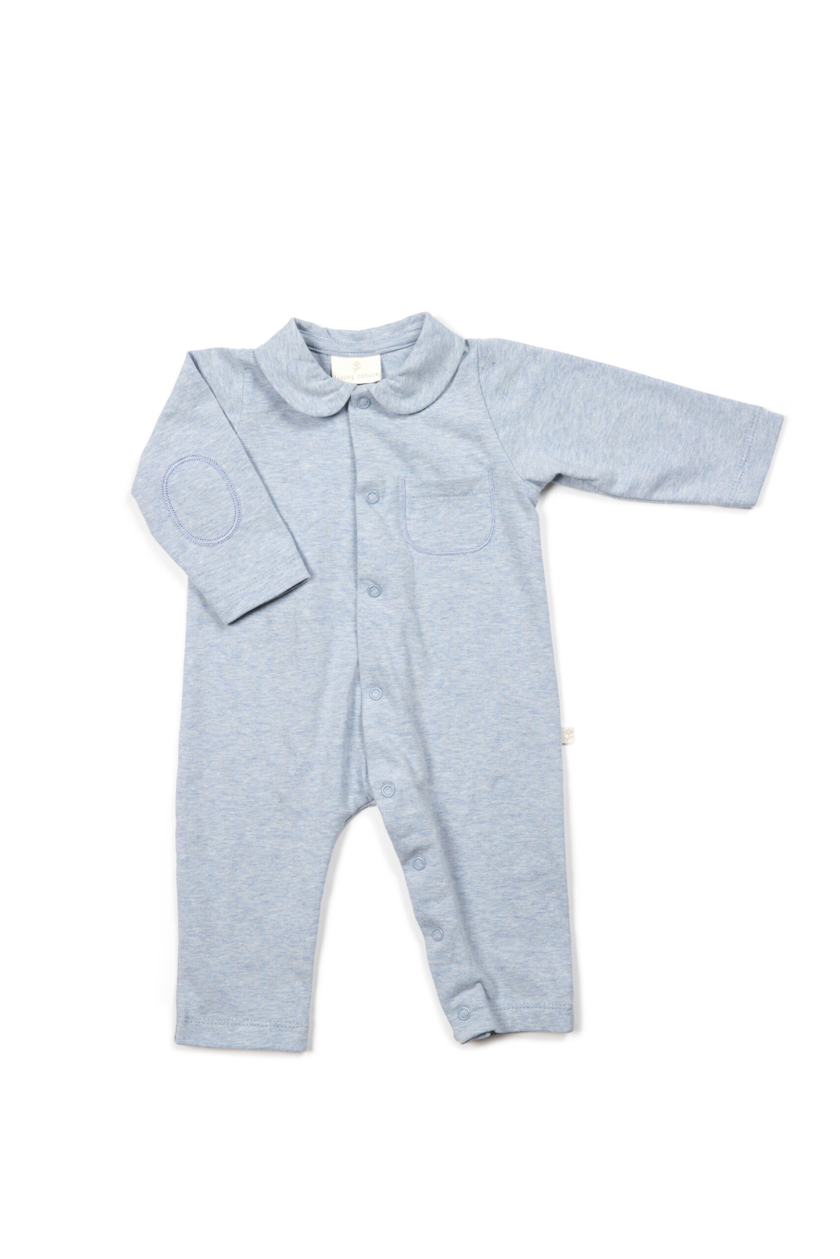Living Nature Pyjama Jongens Lm Basile Blauw - 3 maand