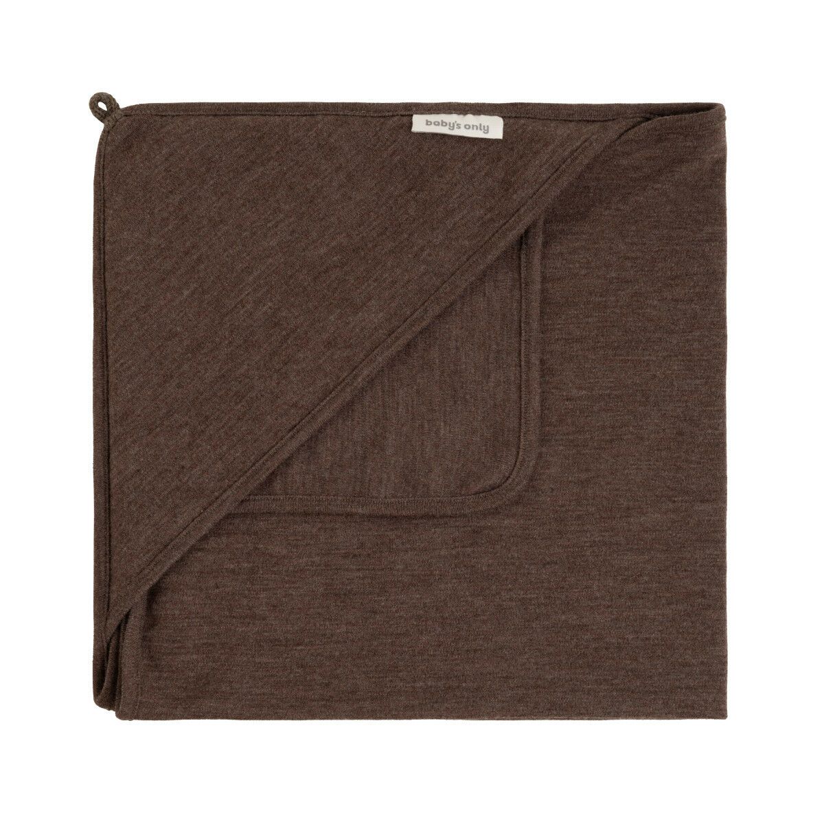 Baby's Only Wikkeldeken Merino Fine Meadow Taupe 75x75 cm