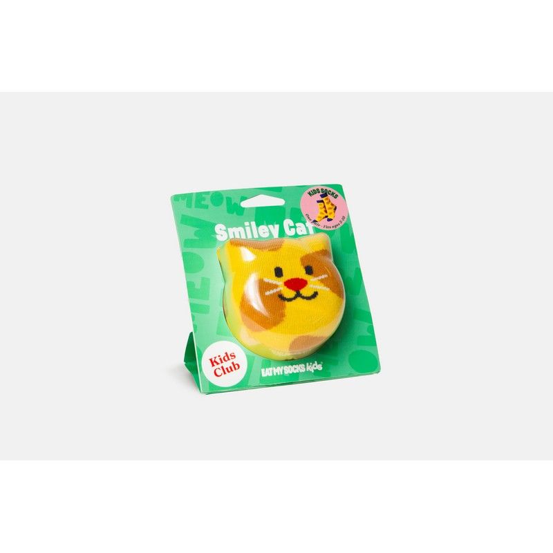 Eat My Socks Sokken Kids Smiley Cat - One Size