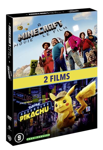 A Minecraft Movie & Pokémon Detective Pikachu DVD