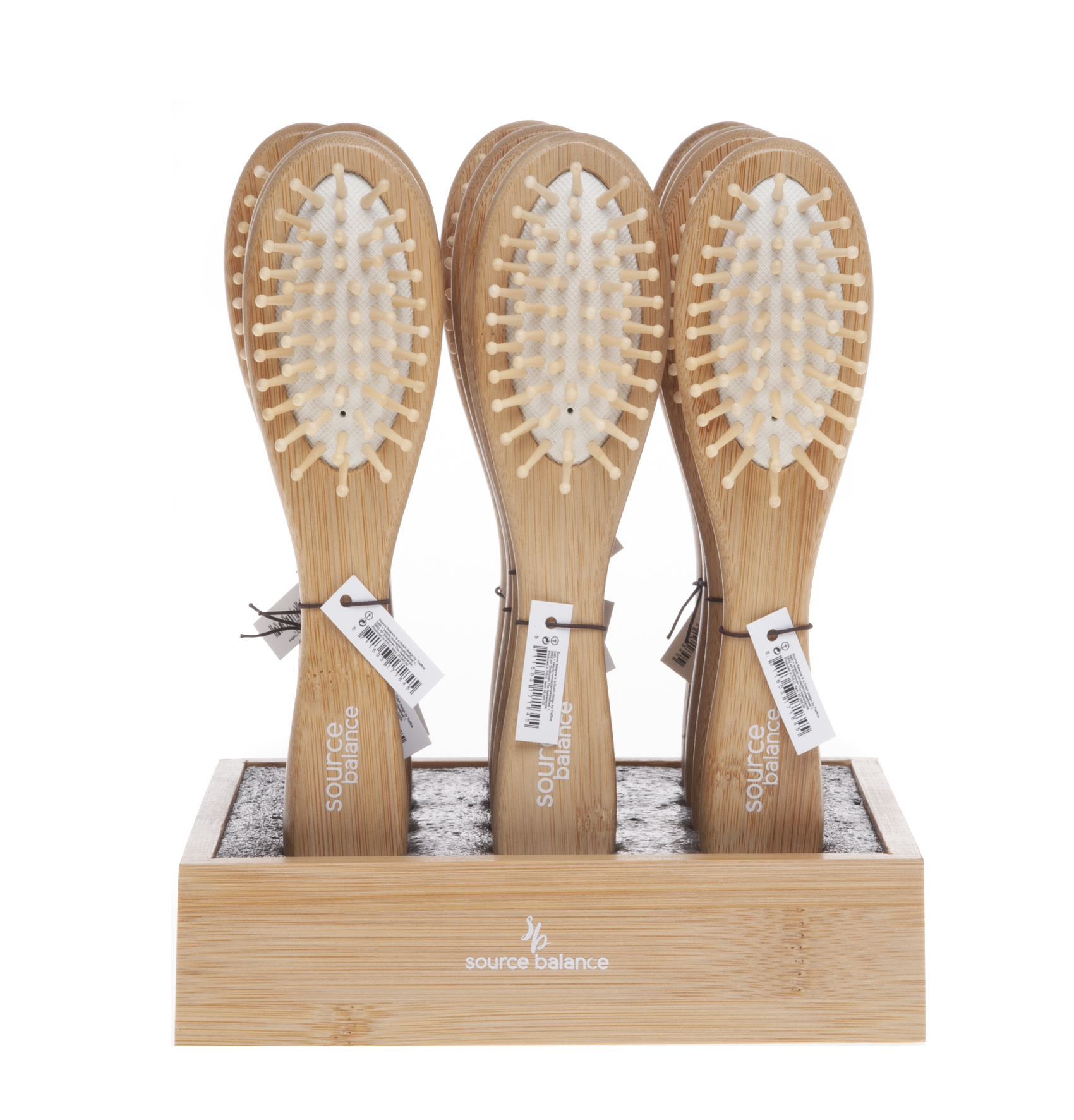 Source Balance Haarborstel Bamboe 20 cm