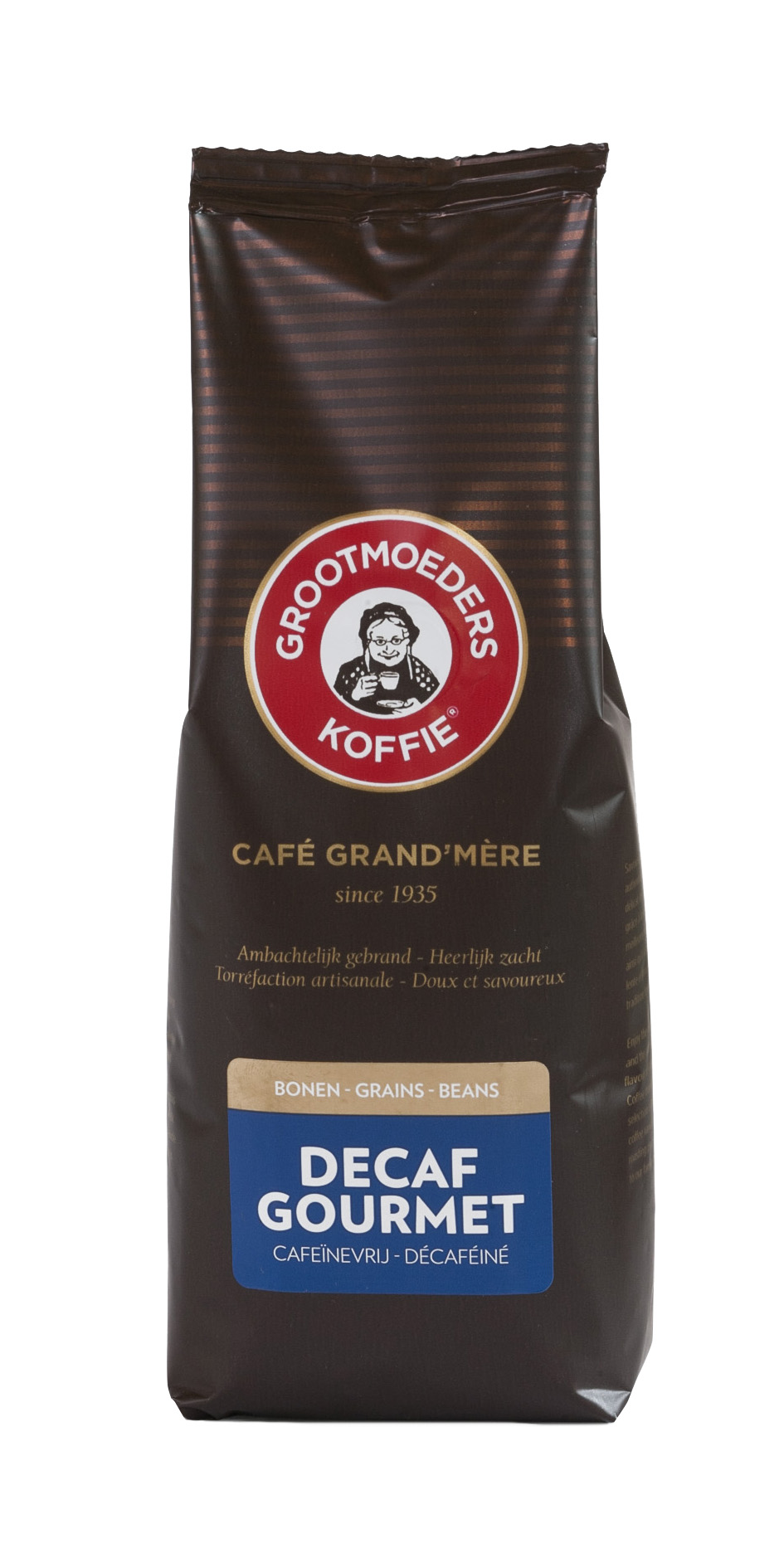 Decaf Gourmet 250g Koffiebonen Grootmoeders Koffie