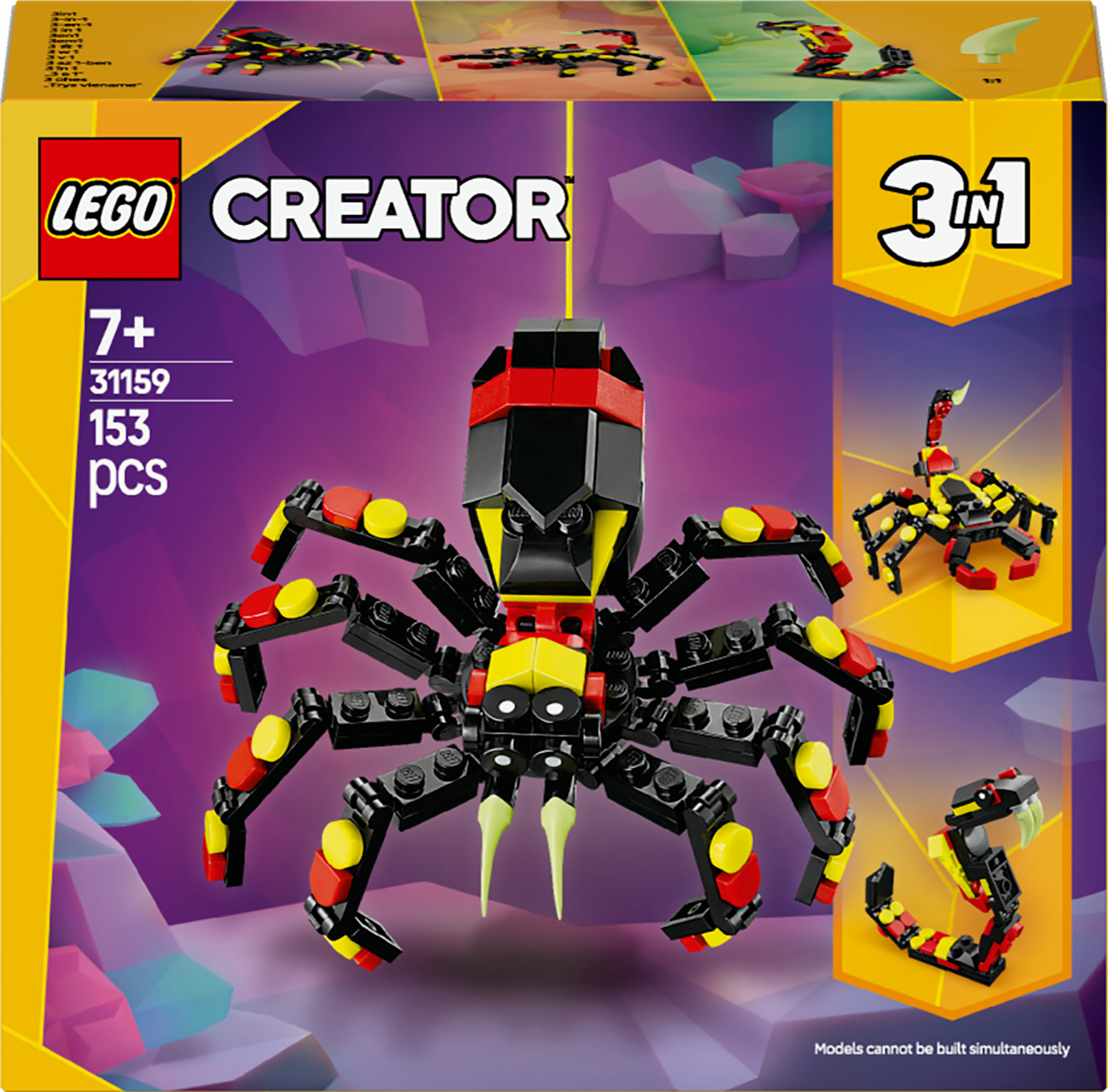 LEGO  Creator 31159 Wilde Dieren : Spannende Spin