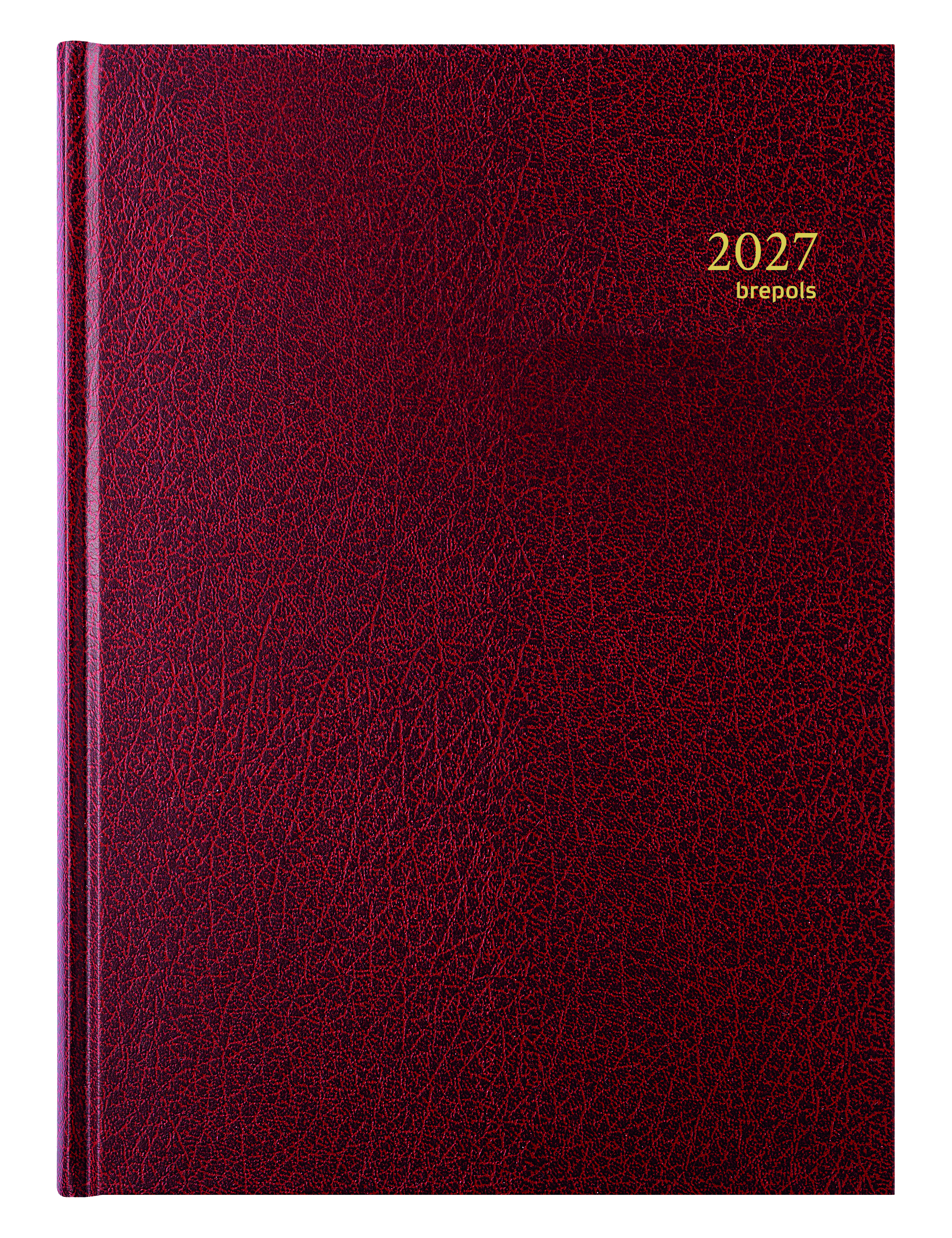 Brepols Agenda 2027 Bremax 1 Santex 1dag/pag Bordeaux 21x29 cm