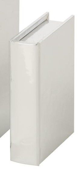 J-Line Opbergdoos Blinkend Zilver 15x5x21.5 cm - Hout