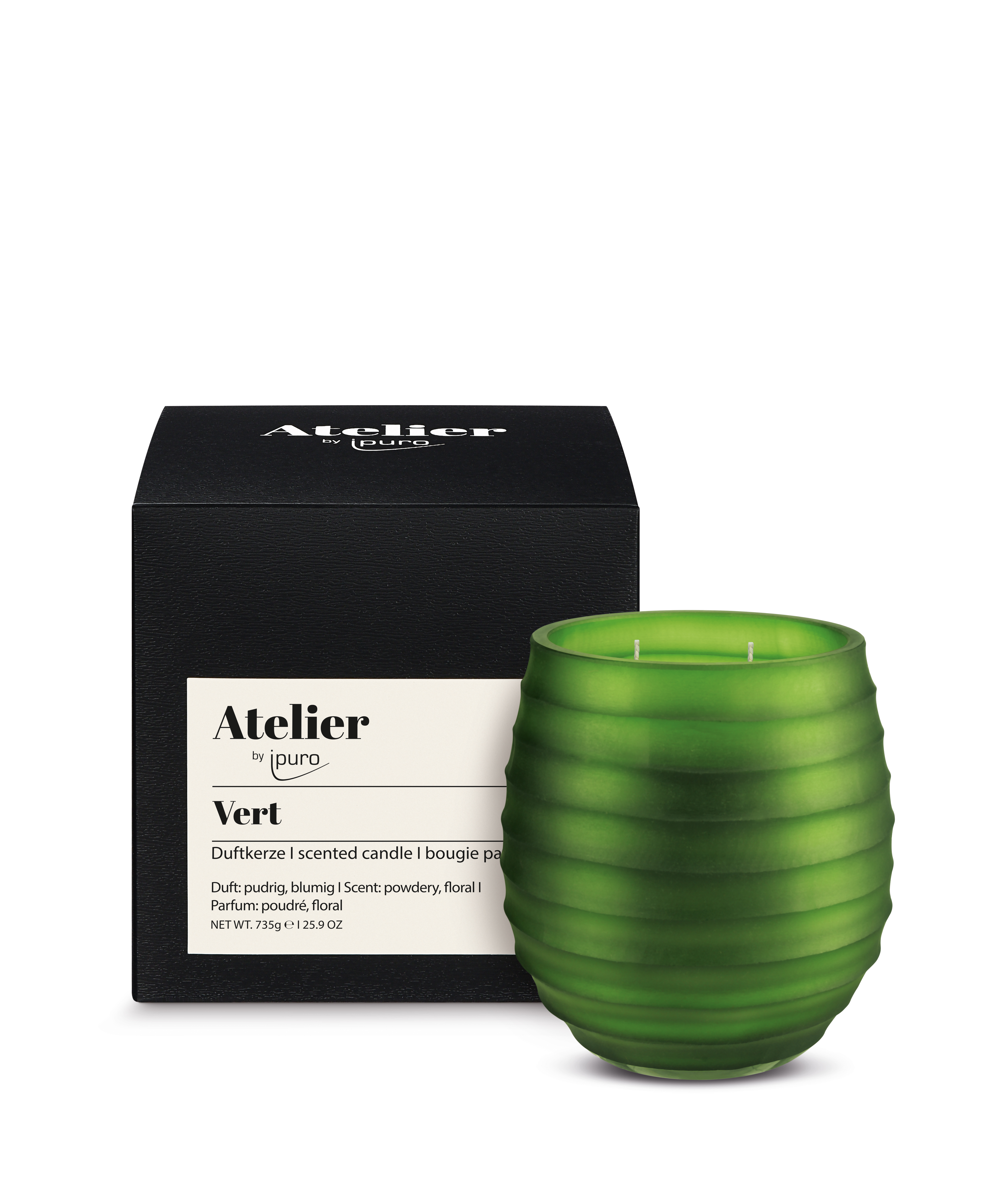 Atelier by Ipuro Geurkaars Vert 735g